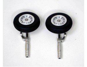 FMS Rafale 80mm EDF Jet Main Landing Gear Strut & Wheel Set